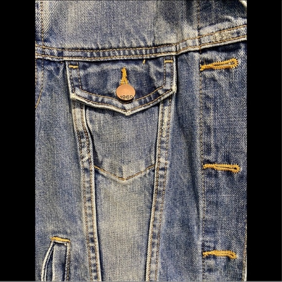GAP blue jean jacket size XS - Picture 3 of 7